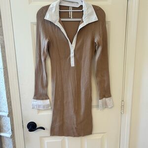 Anthropologie Ribbed Knit Dress - Sz S